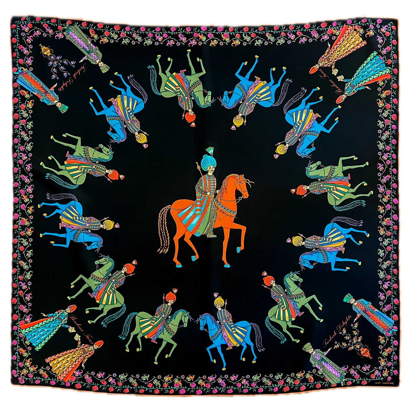 Turkish Delights Black Scarf